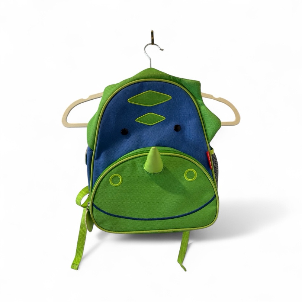 Skip Hop Green and Blue Dinosaur Toddler Backpack